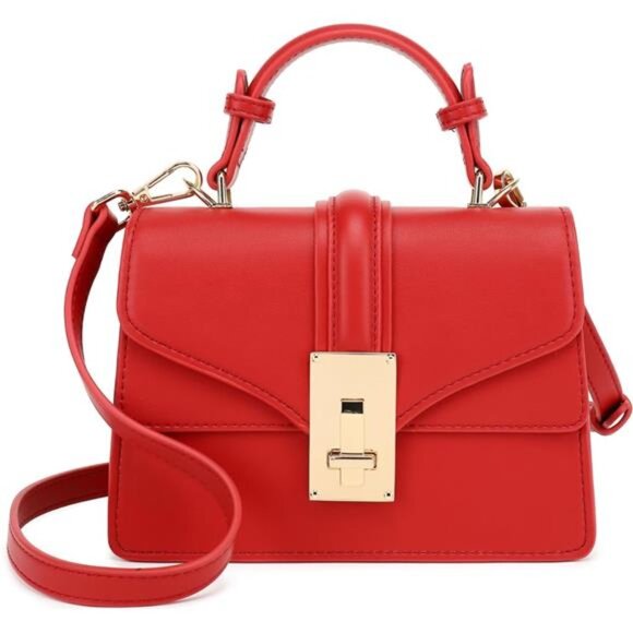 Handbags - Crossbody Bag for Women, Structured Mini Satchel Purses, Top Handle Shoulder Bag